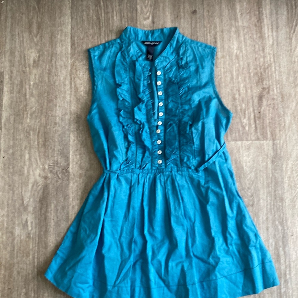 Banana Republic Sleeveless green turquoise Top Size xs